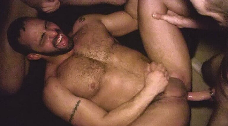 LUCA BONDI GANGBANGED in OUTLAWS